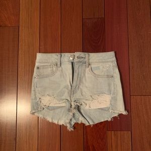 American Eagle Light wash Jean shorts